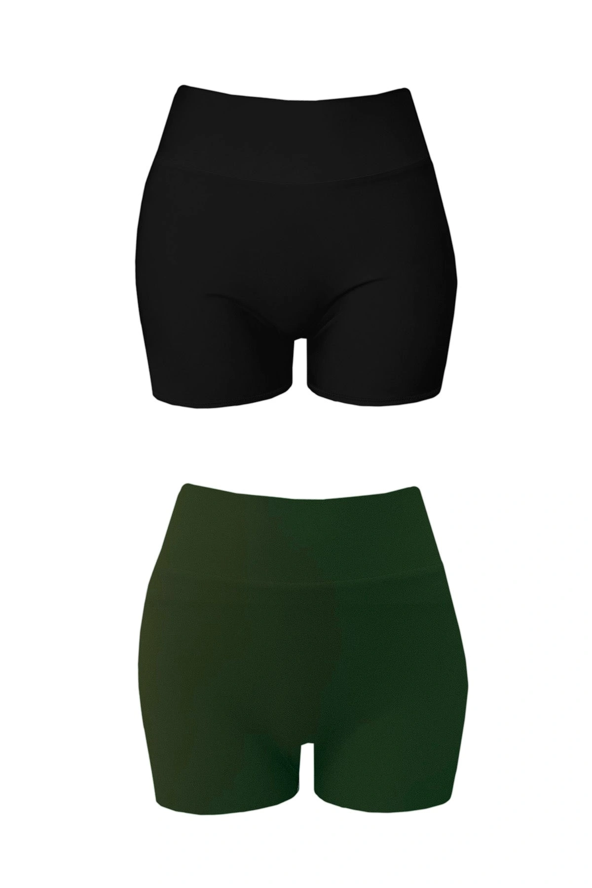 Bañador reversible Andi: Luna Eucalipto, ¡doble estilo, doble diversión bajo el sol!